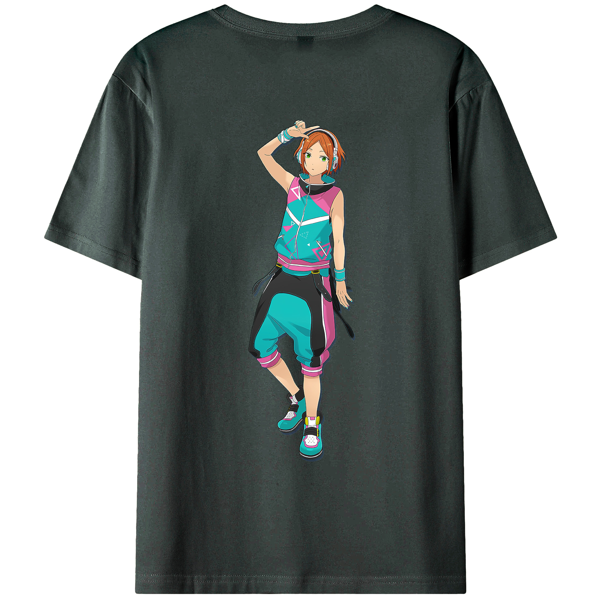 （画像用） あんさんぶるスターズ! Ensemble Stars 綿100％ メンズ半袖Tシャツ（バックプリント） 通気性